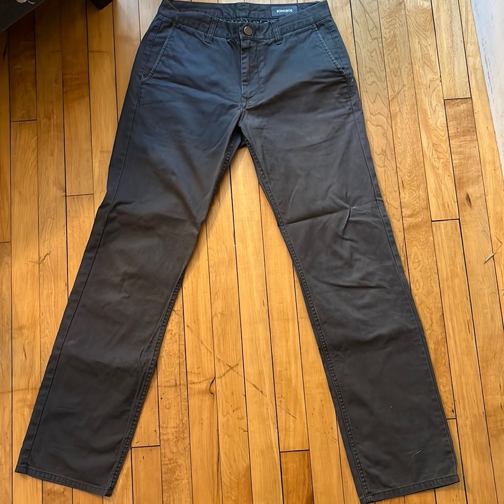 Bonobos Men's Dark Grey Pants. 29x32